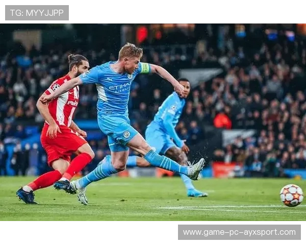 德布劳内突破后倒三角传球助攻