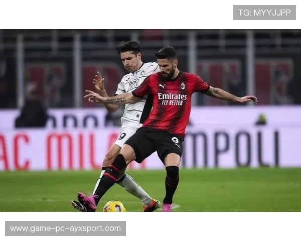 AC米兰角球造成混乱，吉鲁连续补射终破门